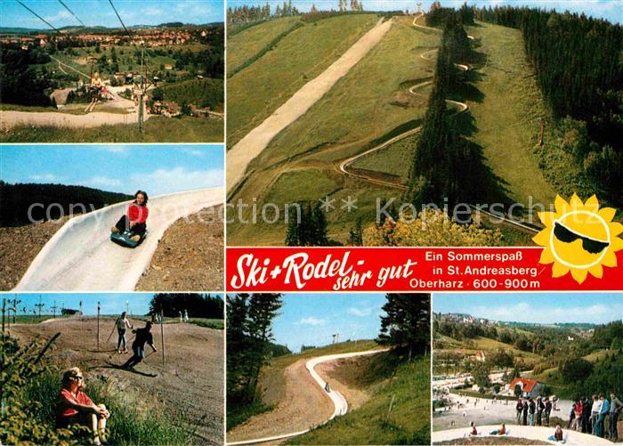 St Andreasberg Harz Sommerrodelbahn Details Grasski