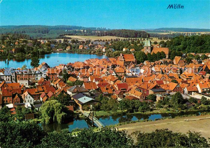 Moelln Lauenburg Fliegeraufnahme