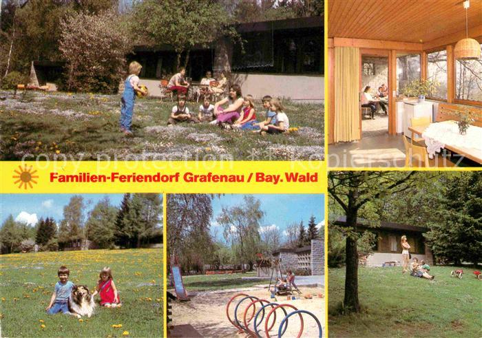 Grafenau Niederbayern Familien Feriendorf Kinderspielplatz Ferienhaus