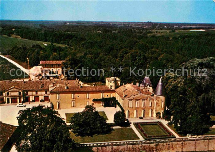 Gironde-sur-Dropt Le chateau Lafite a Pauillac Vue aerien