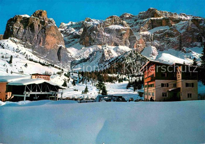 Groeden Tirol Kreuzboden Talstation Piz Seteur mit Sellastock