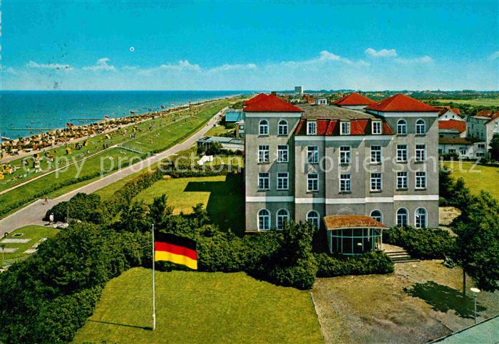 Cuxhaven Duhnen Nordseebad Jugendherberge und Strand