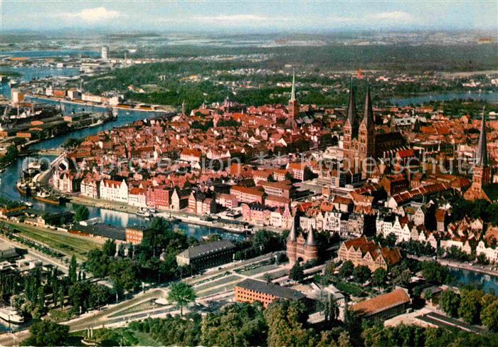 LueBECK  CITY Fliegeraufnahme