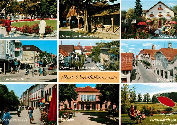 Bad Woerishofen Kurgarten Histor Wandelbahn Mostkruegle Kneippstr Hermann Aust S