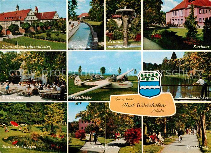 Bad Woerishofen Dominikanerinnekloster Woerthbach Brunnen Kurhaus Kurkapelle Seg