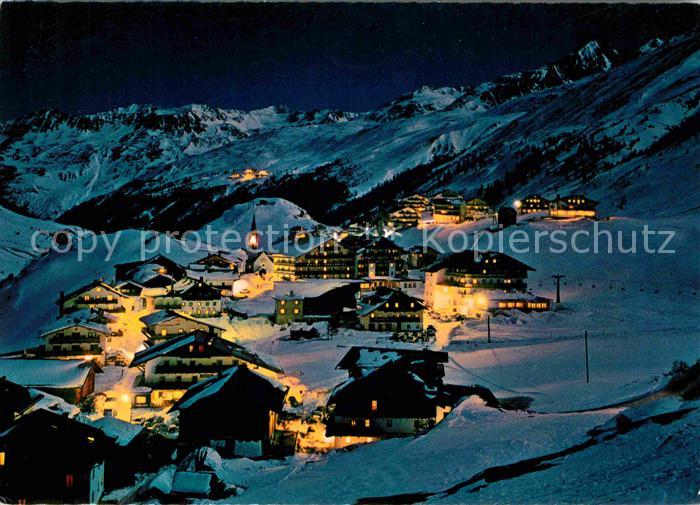 Obergurgl Soelden Tirol Winternacht