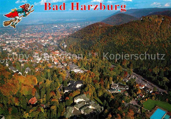 Bad Harzburg Fliegeraufnahme mit Burgberg