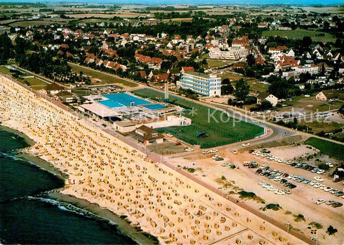 Groemitz Ostseebad Strand Fliegeraufnahme