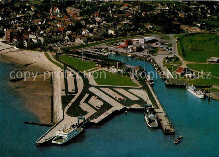 Wyk Foehr Faehranleger Fliegeraufnahme