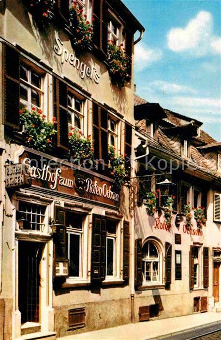 Heidelberg Neckar Zum Roten Ochsen