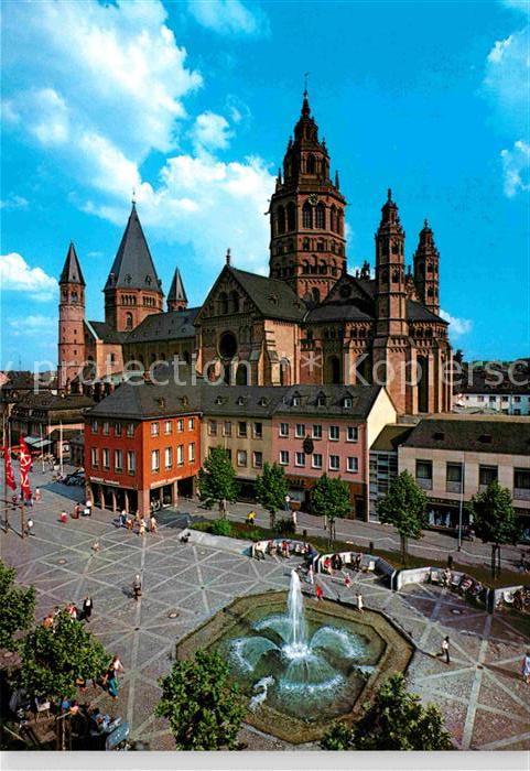 Mainz Rhein Dom Domplatz