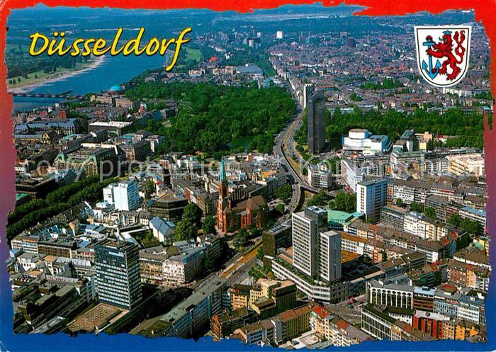 DuessELDORF  CITY Luftaufnahme