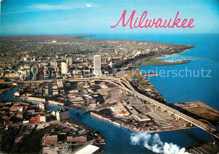 Milwaukee Wisconsin Luftaufnahme