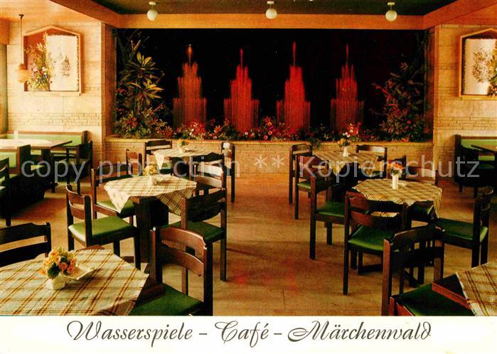 Sambachshof Hassberg Maerchenwald Cafe Wasserspiele