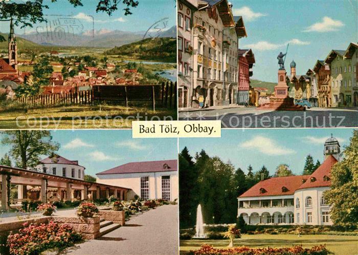 Bad Toelz Marktstrasse Panorama Kurwandelhalle Kurhaus