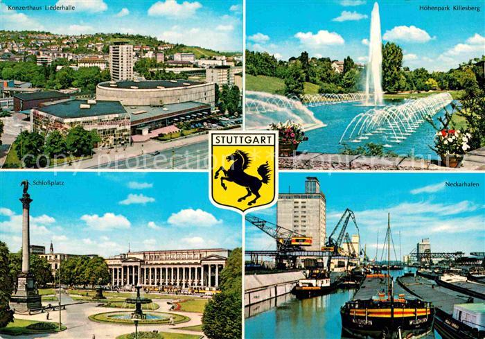 STUTTGART  CITY Konzerthaus Liederhalle Hoehenpark Killesberg Schlossplatz Necka