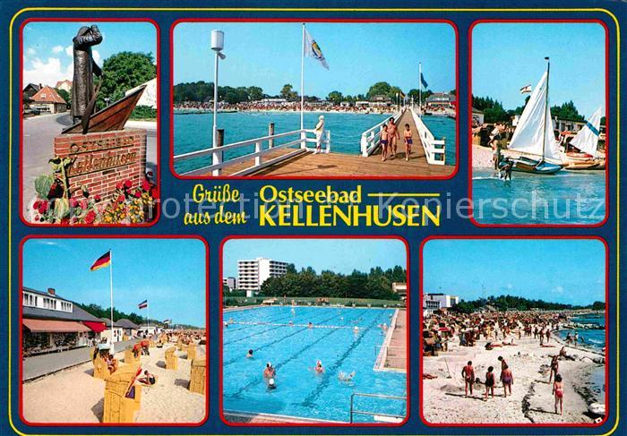 Kellenhusen Ostseebad Strand Swimmingpool Strandkoerbe