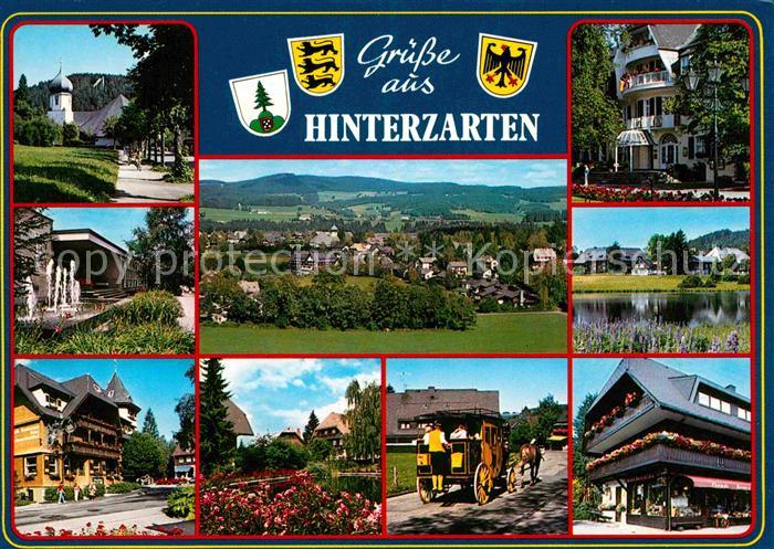 Hinterzarten Breisgau-Hochschwarzwald BW Kurhaus Postkutsche Panorama