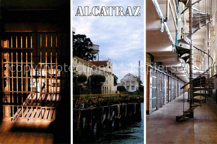 Alcatraz San Francisco Gefaengnis National Park System Fischerhafen