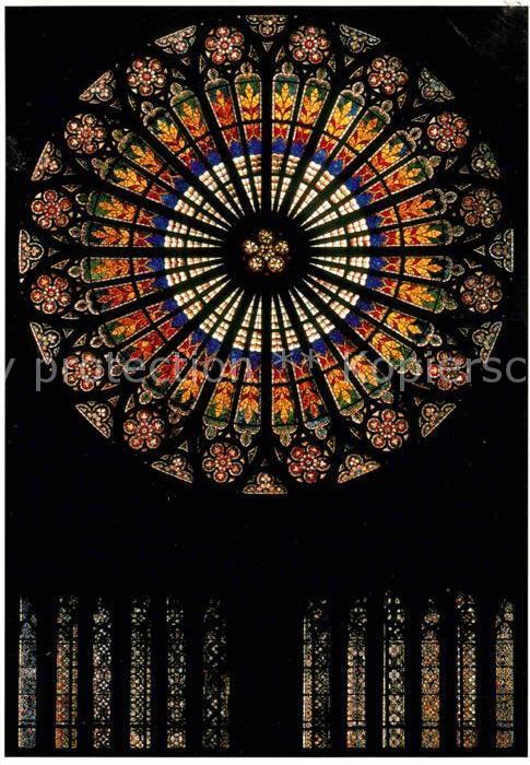 Strasbourg Alsace Kathedrale Grosse Rose