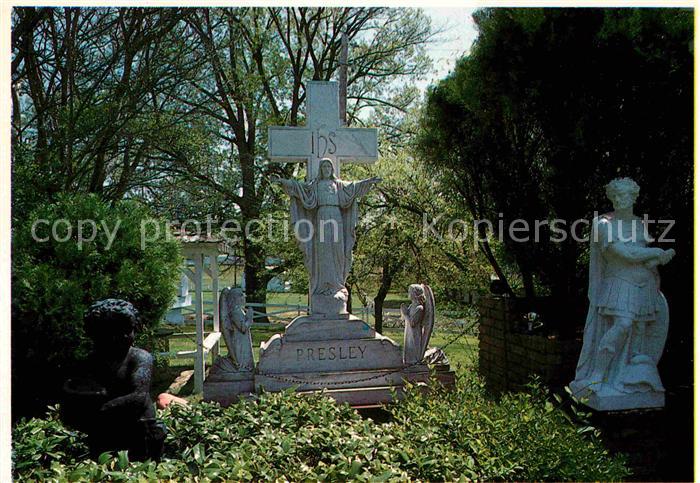 Persoenlichkeiten Elvis Presley Monument Graceland Memphis Meditation Garden