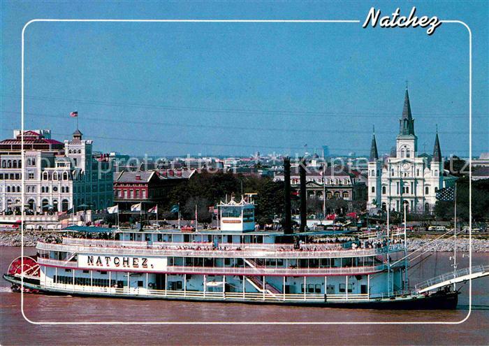 Dampfer Schaufelrad Steamboat Natchez New Orleans