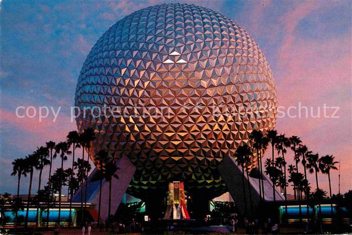 Walt Disney World Epcot Center Spaceship Earth Geosphere