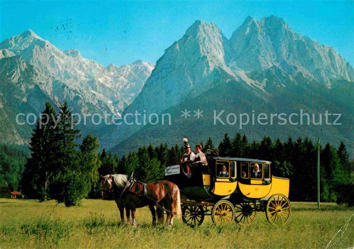 Postkutsche Höllental Alpspitze Waxenstein
