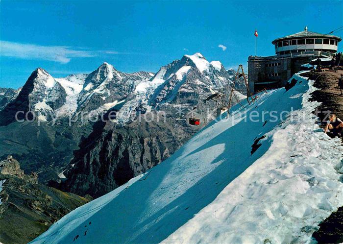 Seilbahn Schilthorn Mürren Gipfelstation Drehres