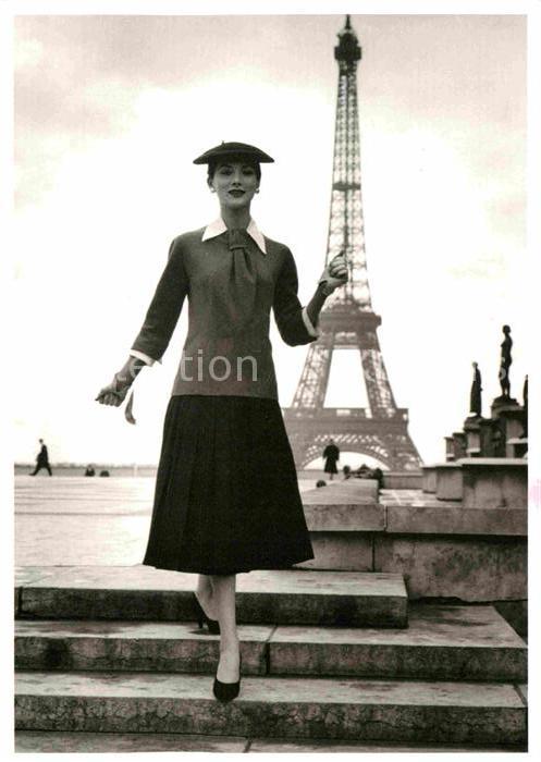 Mode Parisienne Jacques Rouchon Maurice Ambler Paris Eiffelturm
