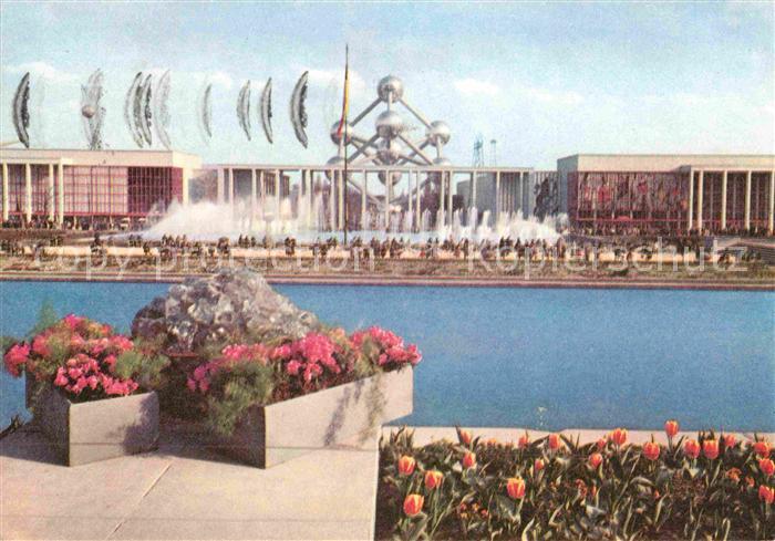 Exposition Universelle Bruxelles 1958 Place et Portique de Belgique