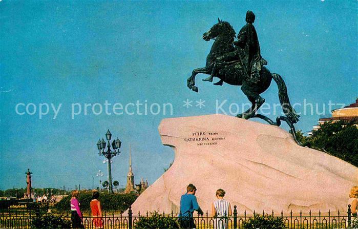 St Petersburg Leningrad Petr I Denkmal Dekabristow-Platz