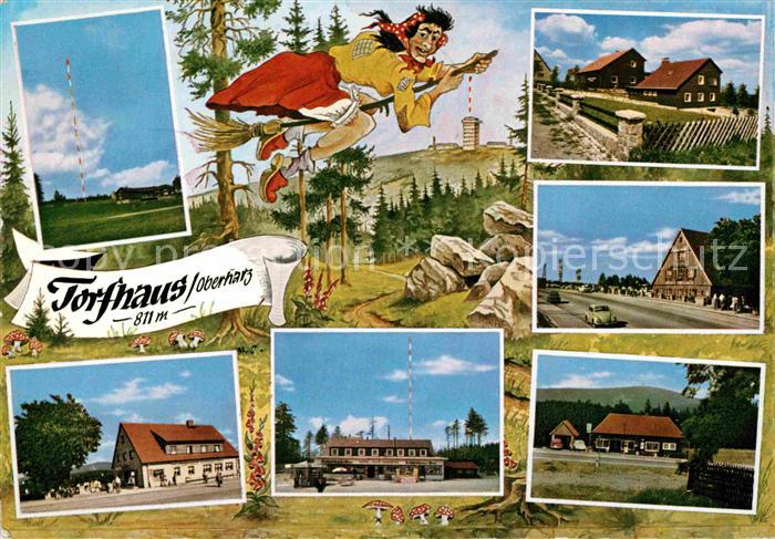 Torfhaus Harz Sendeturm Brockenhexe