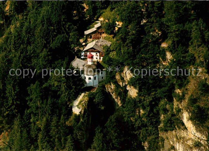 Strass Zillertal Fliegeraufnahme Wallfahrtsort Maria Brettfall