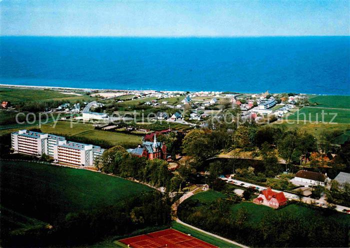 Schoenhagen Brodersby Fliegeraufnahme mit Tennisplatz