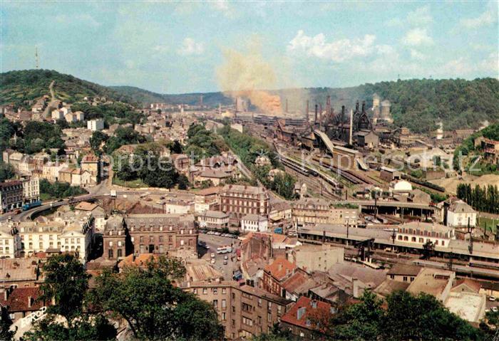 Longwy Lothringen Fliegeraufnahme