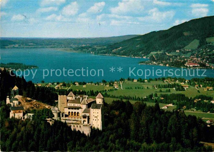 Tegernsee Bayern Fliegeraufnahme Schloss Ringberg