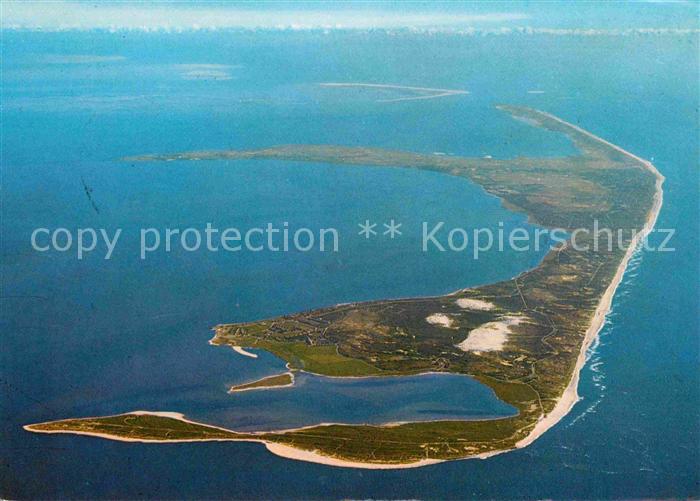 SYLT Insel Schleswig-Holstein Fliegeraufnahme von Norden gesehen