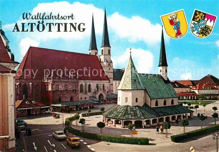 Altoetting Wallfahrtsort Gnadenkapelle und Stiftskirche