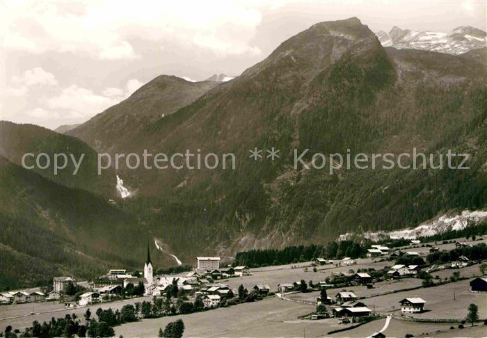 Krimml Fliegeraufnahme mit Wasserfaellen und Seekar