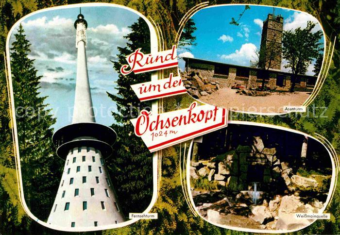 Ochsenkopf Asenturm Weissmainquelle Fernsehturm