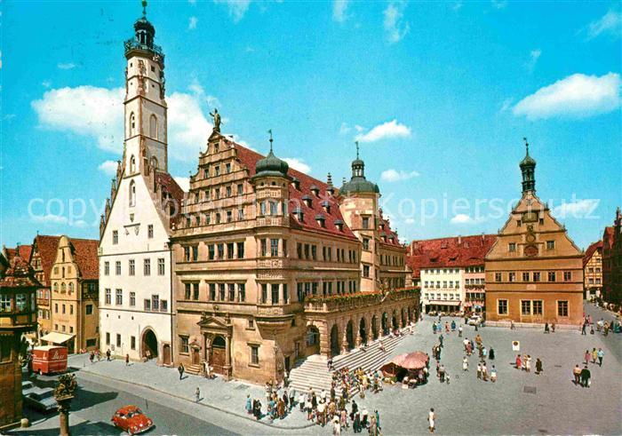 Rothenburg Tauber Altes und Neues Rathaus
