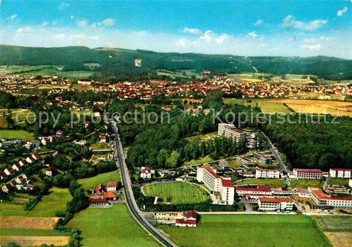 Bad Driburg Fliegeraufnahme Sanatorien Berlin und Rosenberg