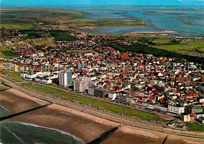 Norderney Nordseebad Kaiserstrasse Fliegeraufnahme