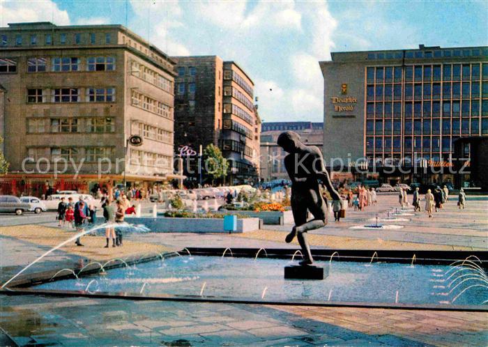 Essen Ruhr Kennedy Platz Brunnen