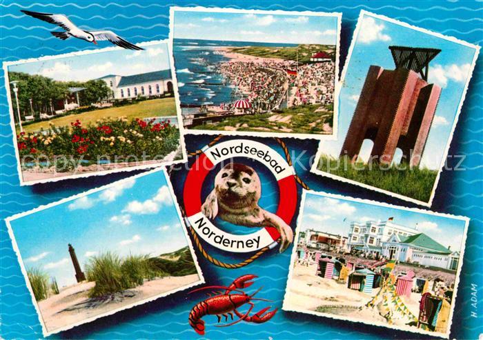 Norderney Nordseebad Strand Leuchtturm
