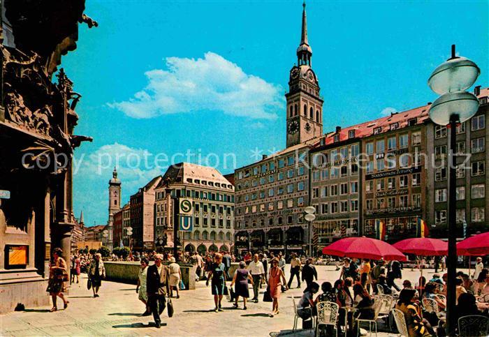 Muenchen Bayern Marienplatz