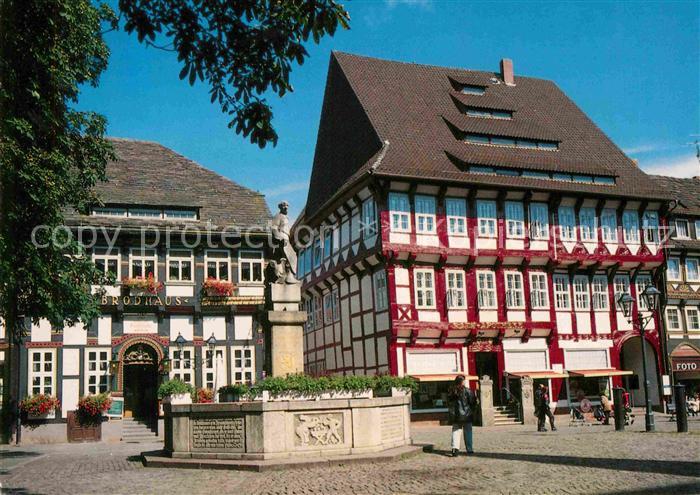 Einbeck Niedersachsen Alte Hansestadt Markt Brunne Fachwerk