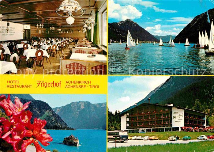 Achenkirch Hotel Restaurant Jaegerhof Segeln Ausflugsdampfer Alpen