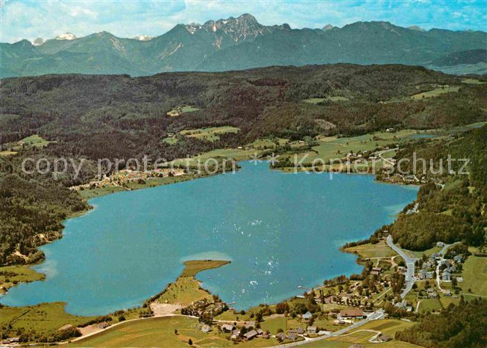 Keutschach See Feriengebiet Keutschacher See Mittagskogel Karawanken Fliegeraufn